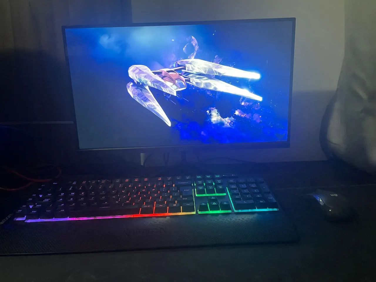 Pc Gamer + Monitor + Teclado