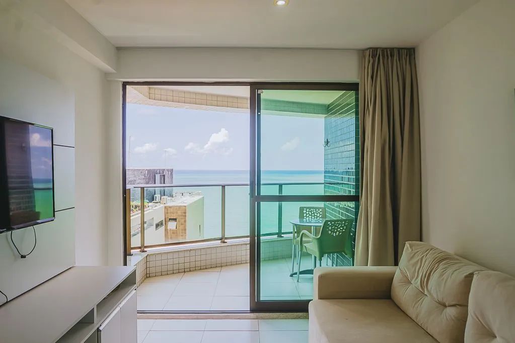 Apartamento para locação no Edifício Parque Atlântico, em Boa Viagem  44m², 1 suíte, varan - Foto 4