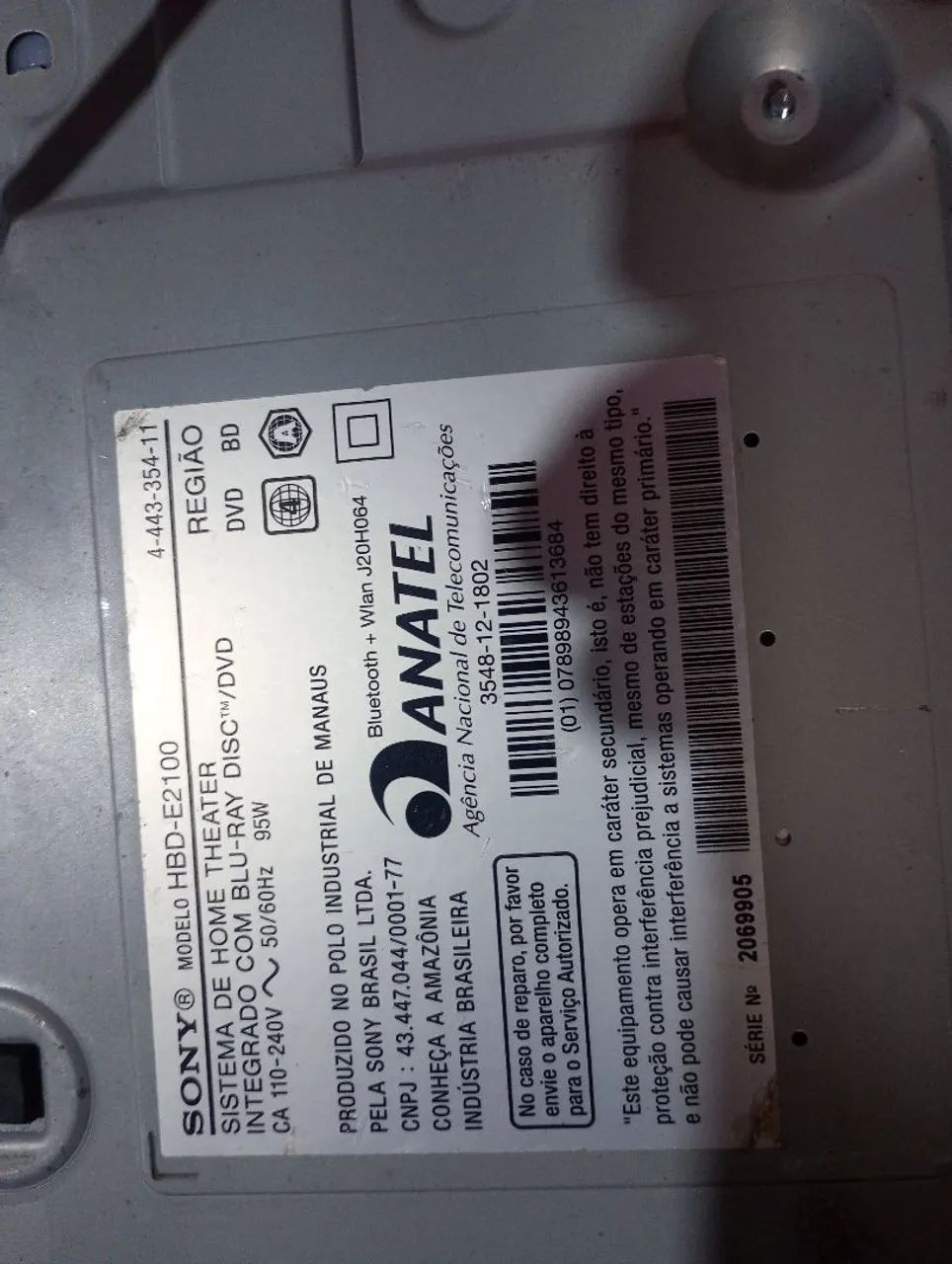 Home teather Sony mod HBD E2100 - Foto 3