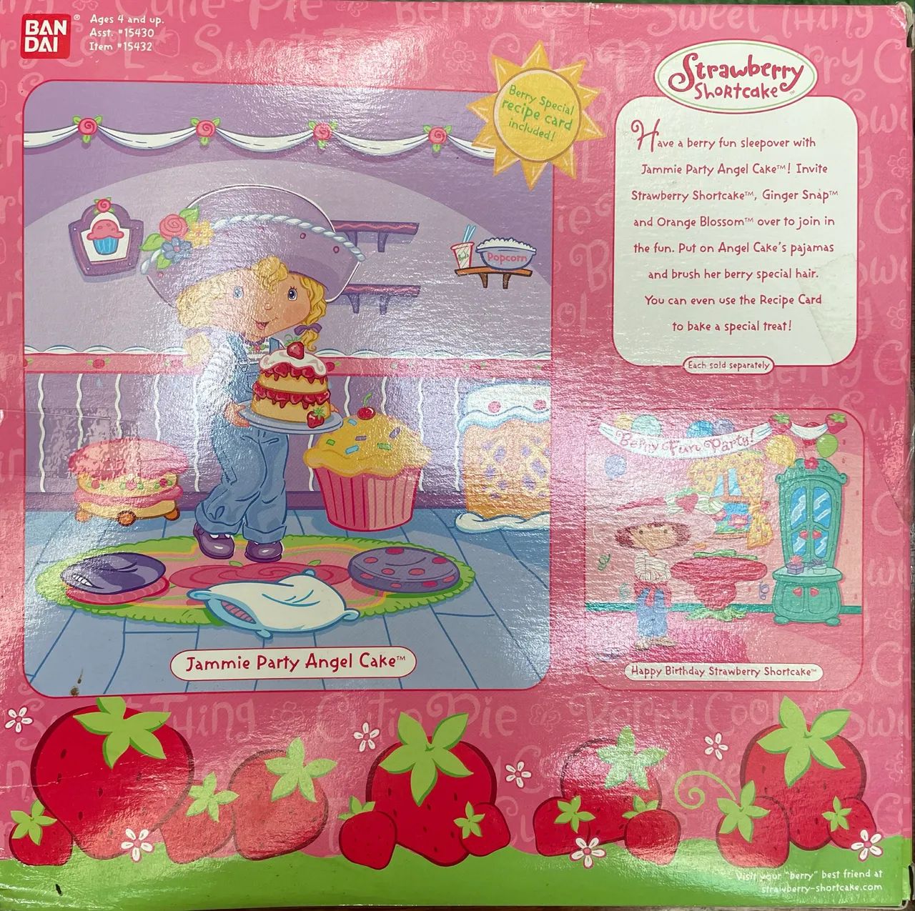 Boneca moranguinho Angel cake bandai - Foto 2