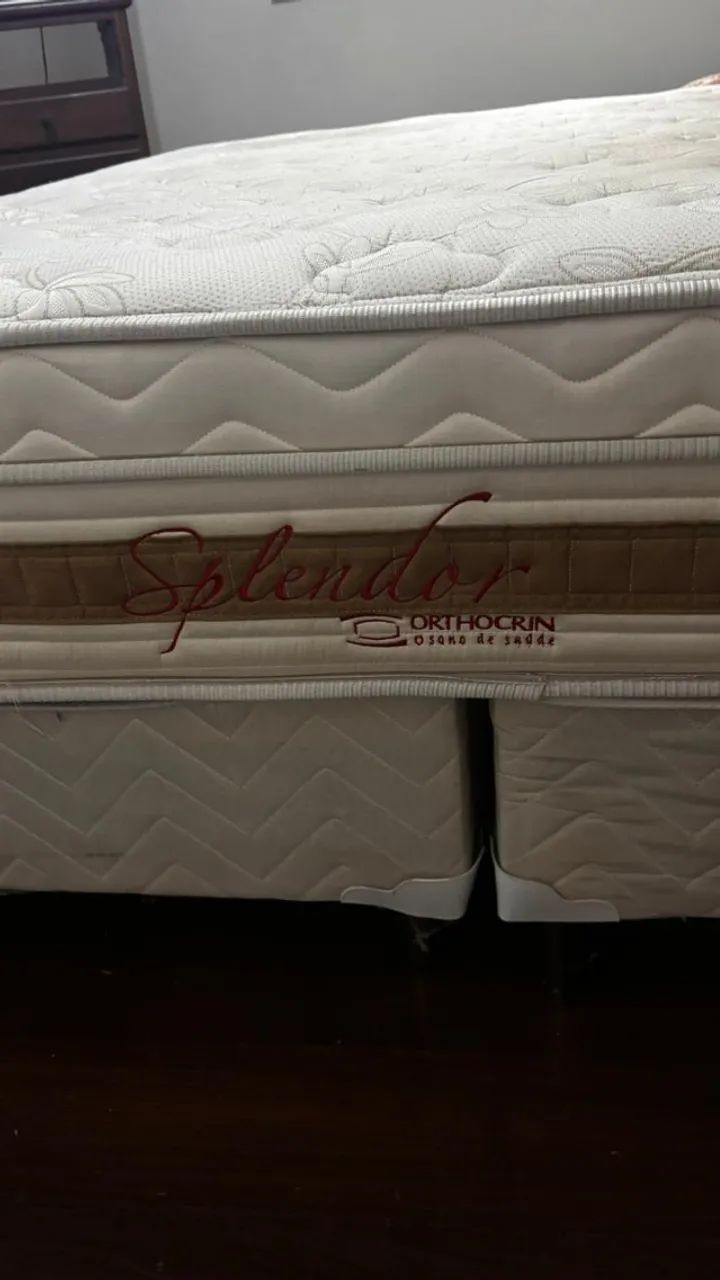 Cama Casal Queen Ortochrin Splendor com Box - Foto 2