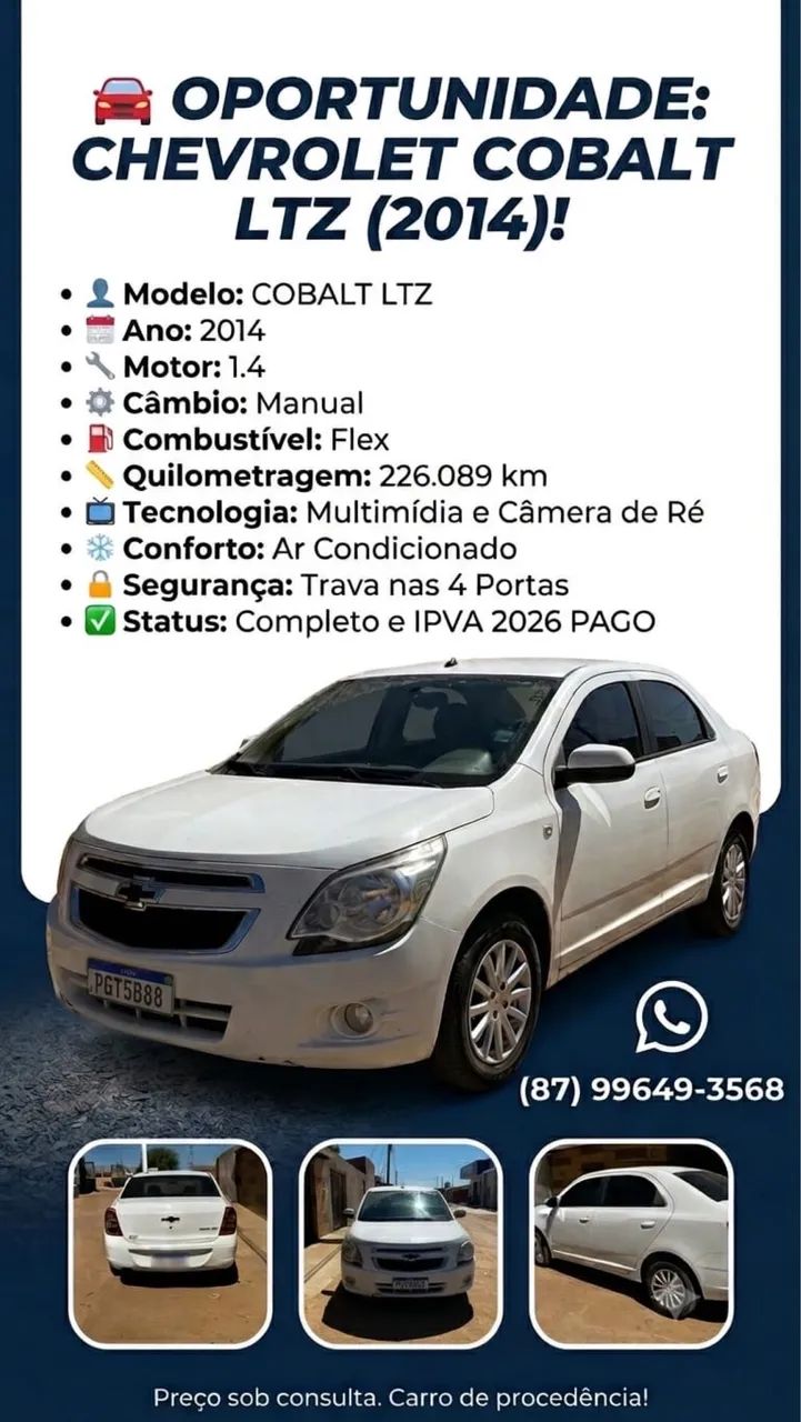 Chevrolet Cobalt COBALT LTZ 1.4 8V FlexPower/EconoFlex 4p 2014