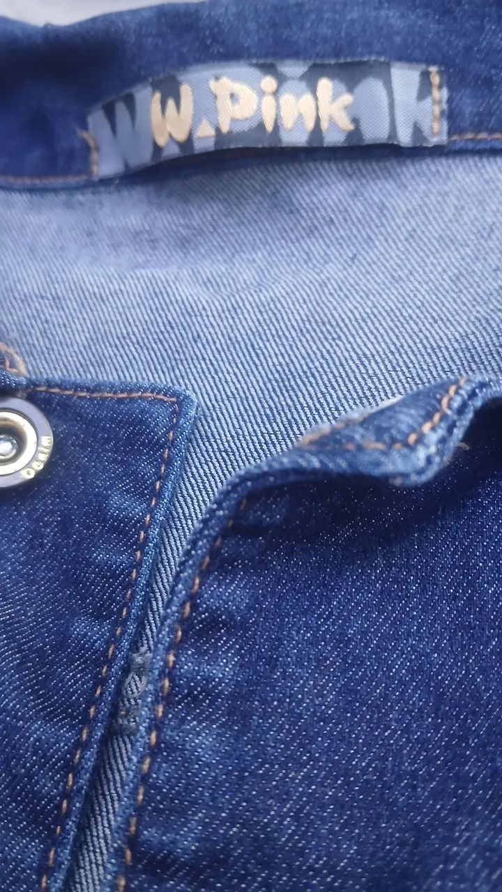 Jaqueta jeans estado de nova - Foto 5