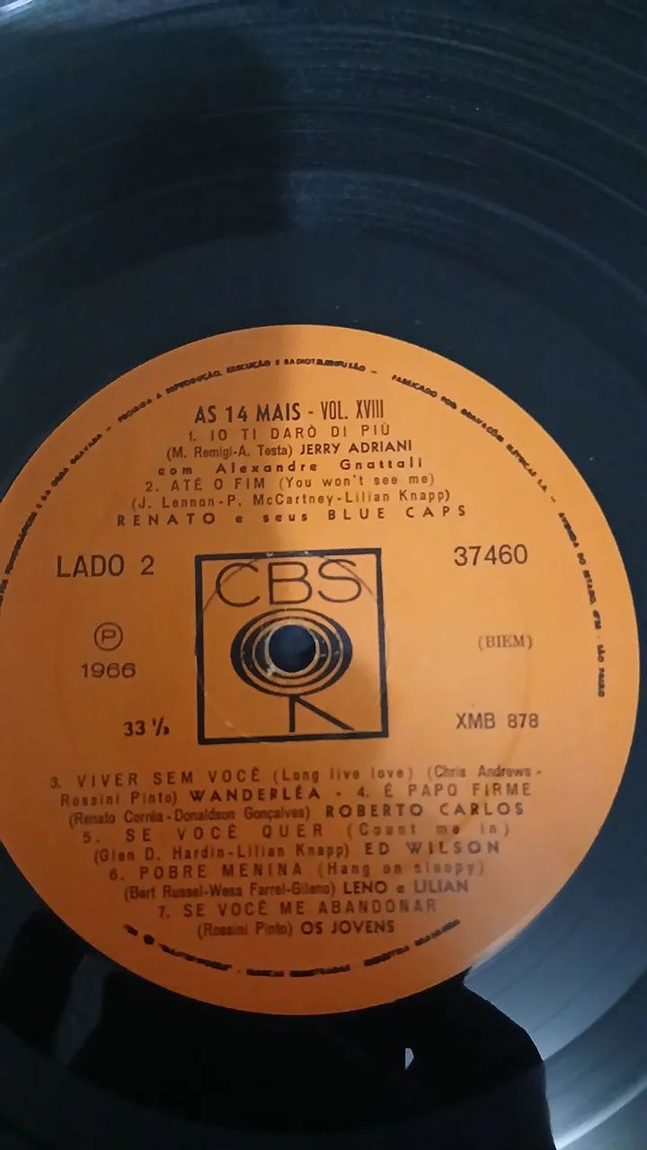 Disco vinil as 14 mais XVIII 1965 usado  - Foto 5
