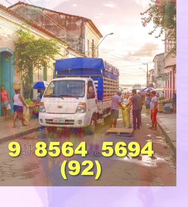 Frete em Eduardo Ribeiro, São Jorge e Centro. Preço justo e rápido!