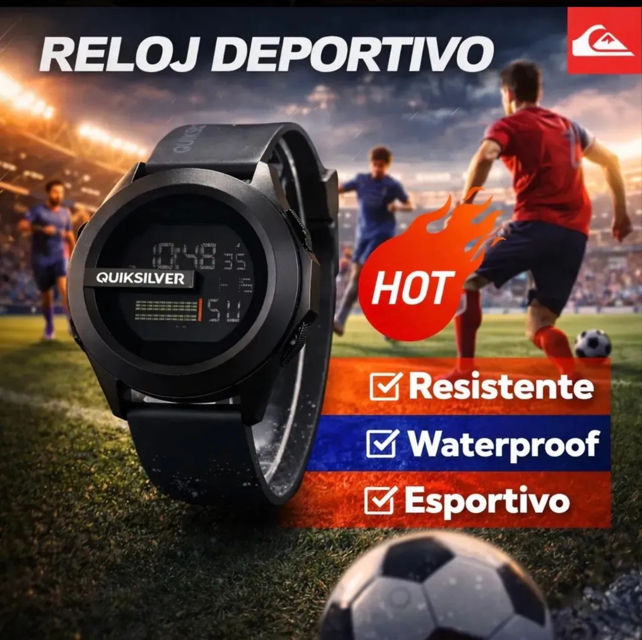 Quiksilver Relógio Masculino Premium - Foto 5