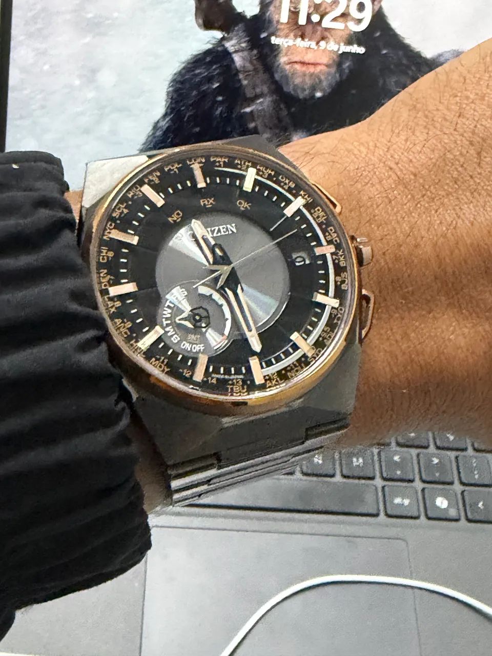 citizen satellite wave  titanium - Foto 5