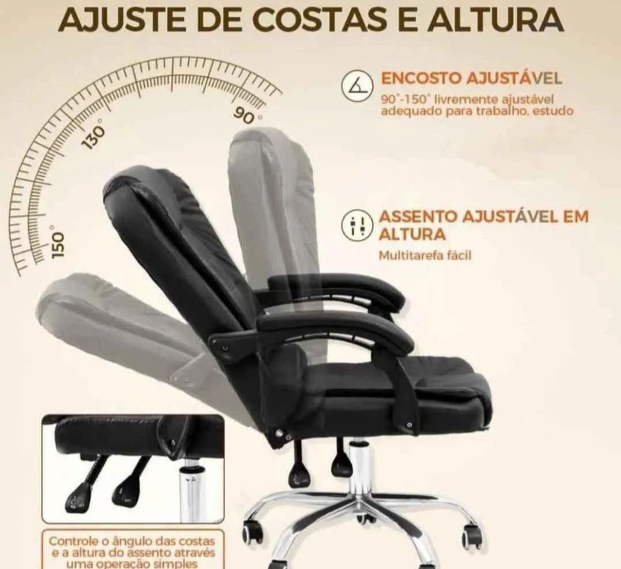 Cadeira Presidente NOVAS  - Foto 4