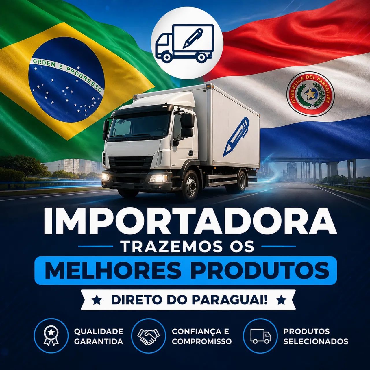 Importadora de produtos direto do Paraguai 