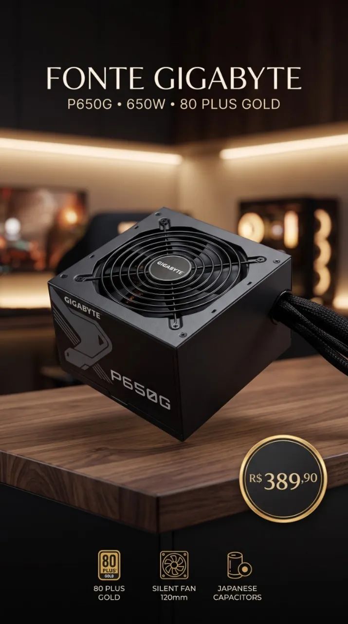 Fonte Gigabyte P650G