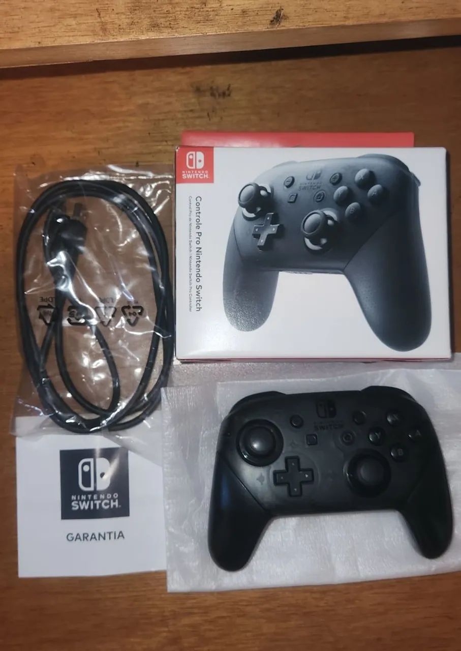 Pro Controller Nintendo Switch Nacional ORIGINAL - Peças e Acessórios ...