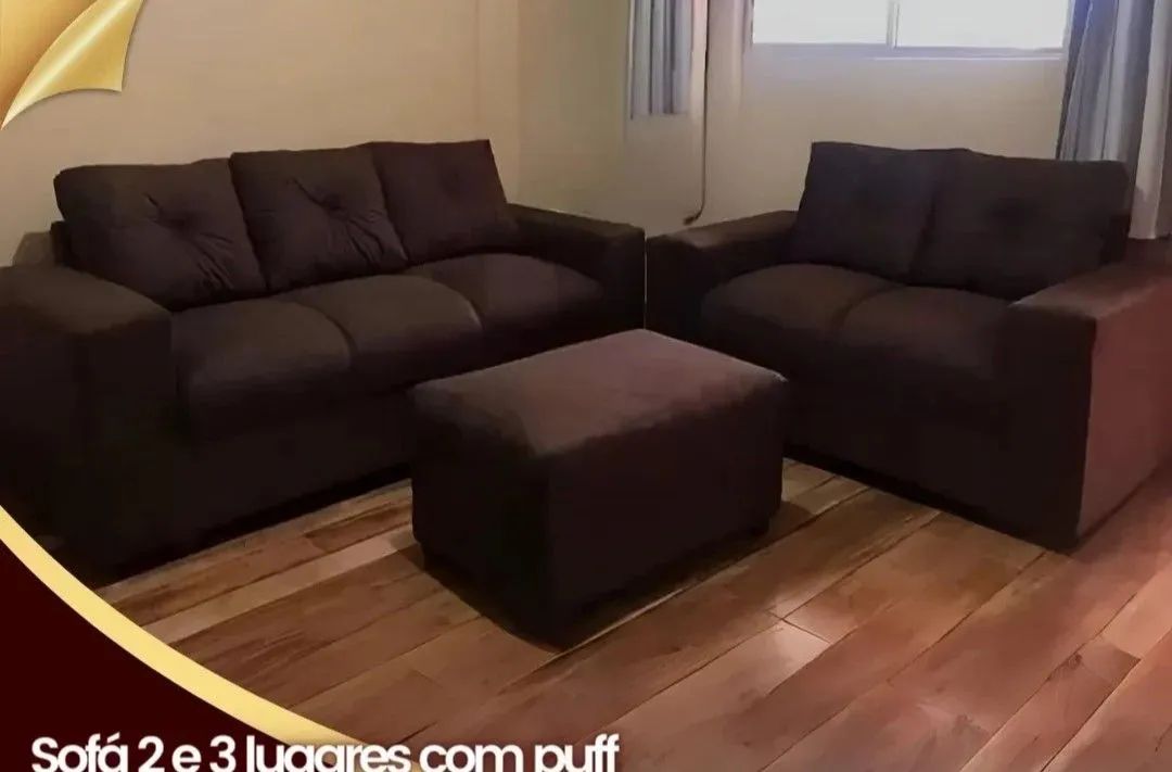 Conjunto Sofá Grécia 2 e 3 lugares! 6 opções de cores!