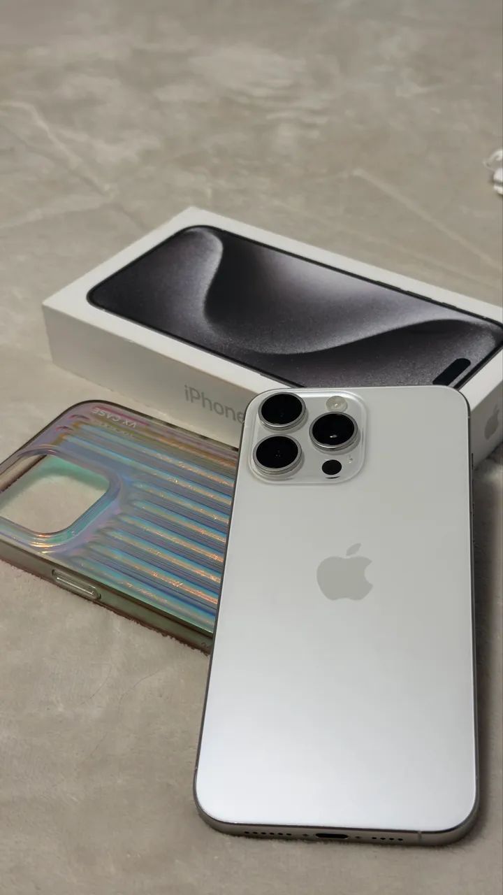 IPHONE 15 PRO MAX 256GB SILVER - Celulares e Smartphones - Itapuã