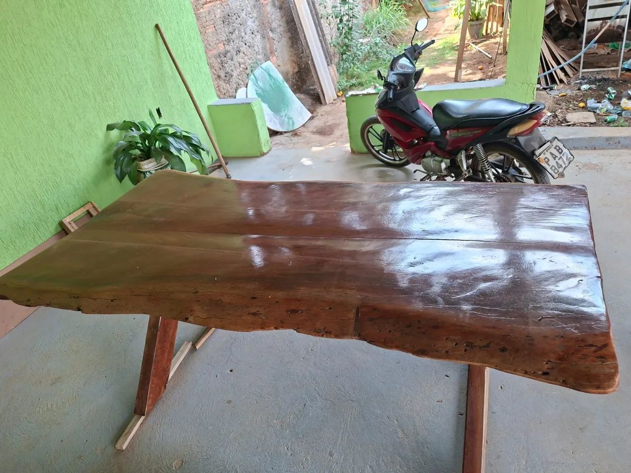 Mesa de angico rústica  - Foto 3