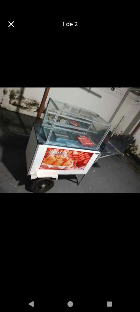 Carrinho de lanche/coxinha/espetinho