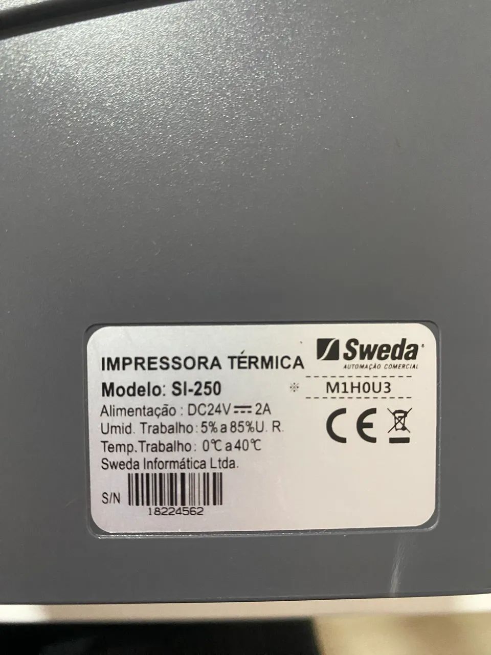 Impressora térmica cupom SWEDA SI-250  - Foto 4