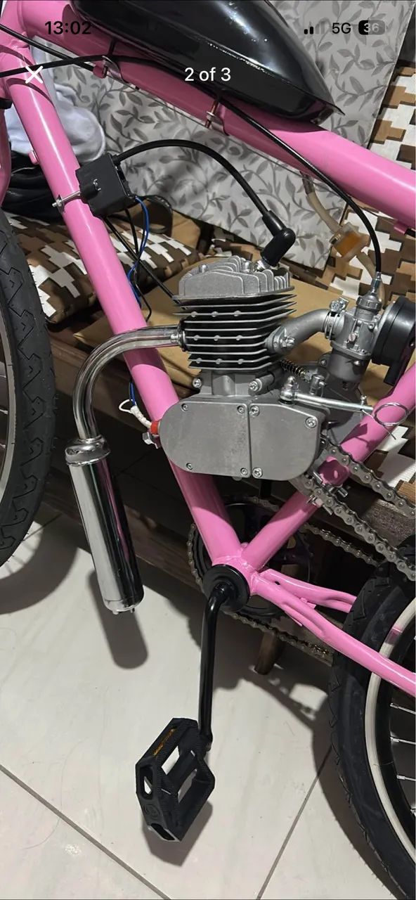 Mobilete rosa 50cc - Foto 2