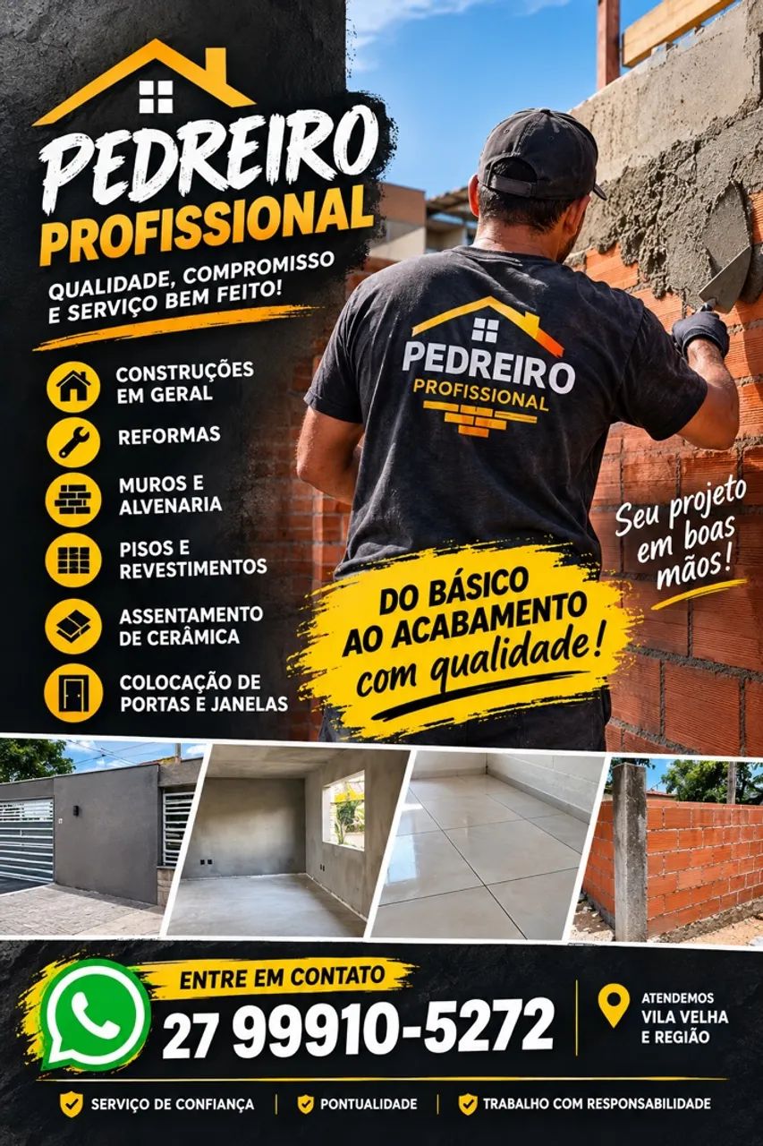 Pedreiro Araçás 
