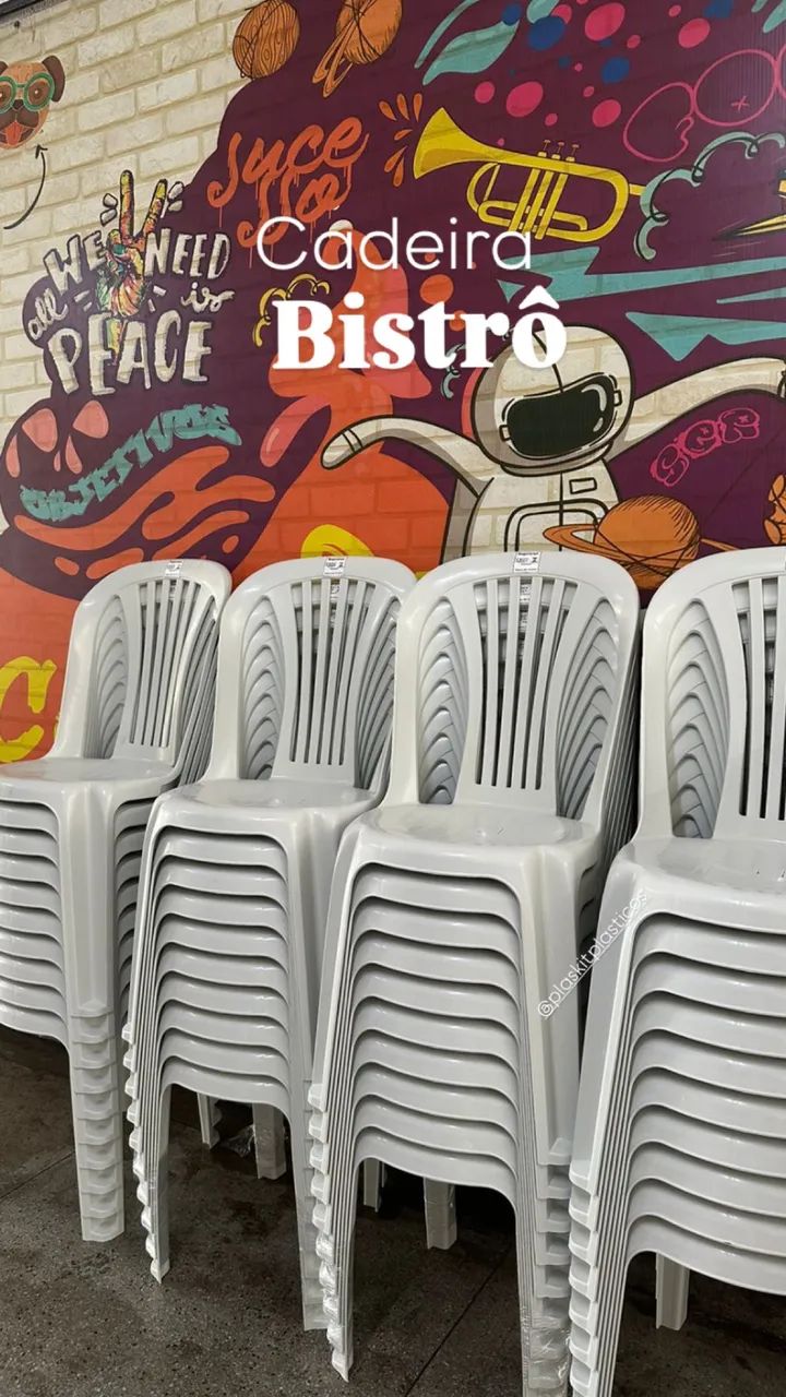 Cadeira bistrô resistente 