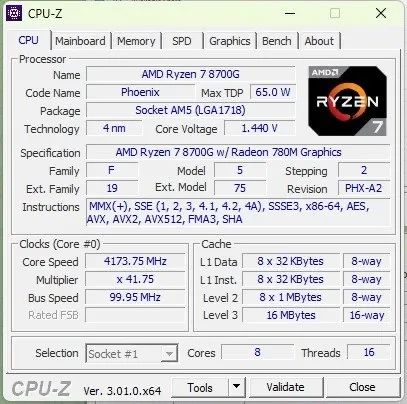 A620M PRO RS WIFI ASROCK + Ryzen 7 8700G - Foto 5