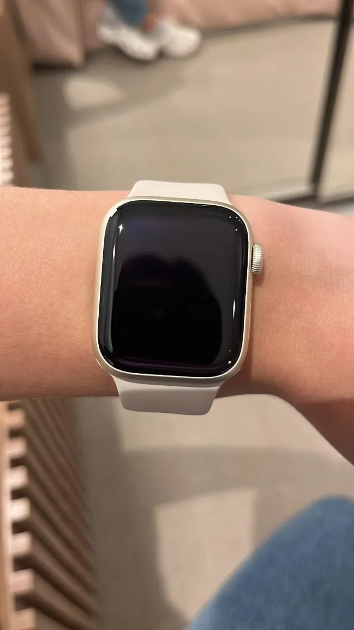 apple watch serie 8 , 41 mm, cor starlight 