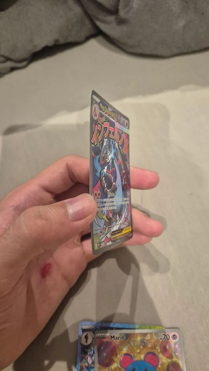 Carta Pokémon Mega Charizard Ex Secreto Original Copag - Foto 3