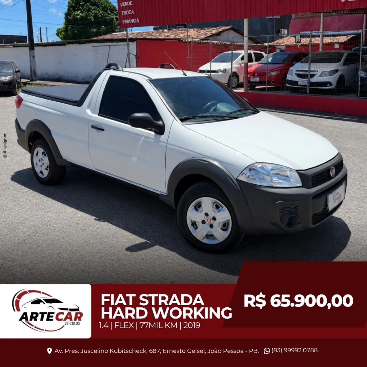 Fiat Strada Working Hard 1.4 Fire Flex 8V CS 2019