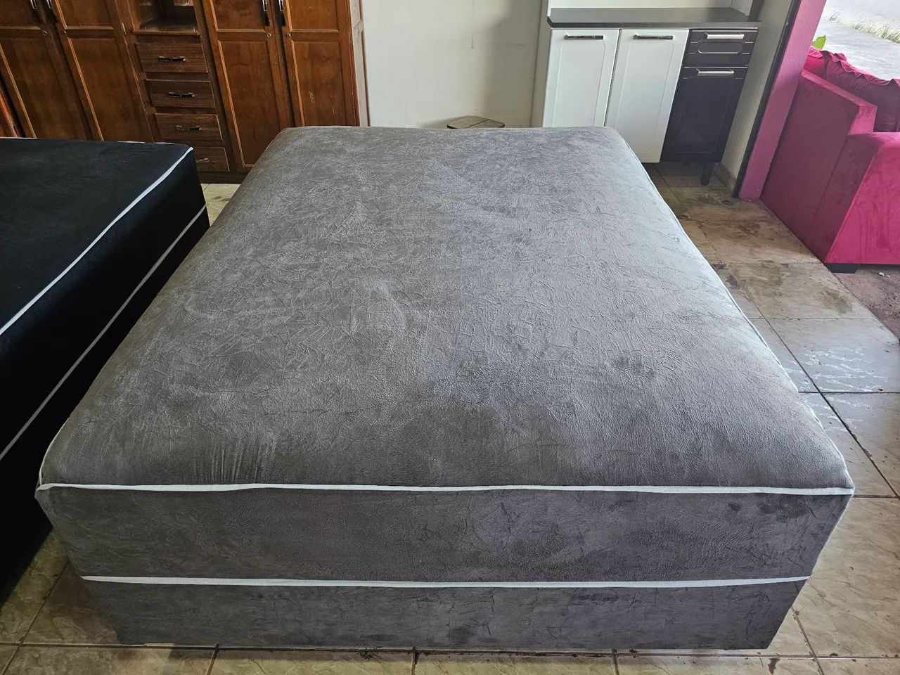 Cama unibox nova Molas ensacada 