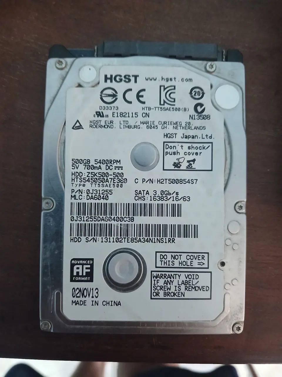 Hd interno 500 gb 
