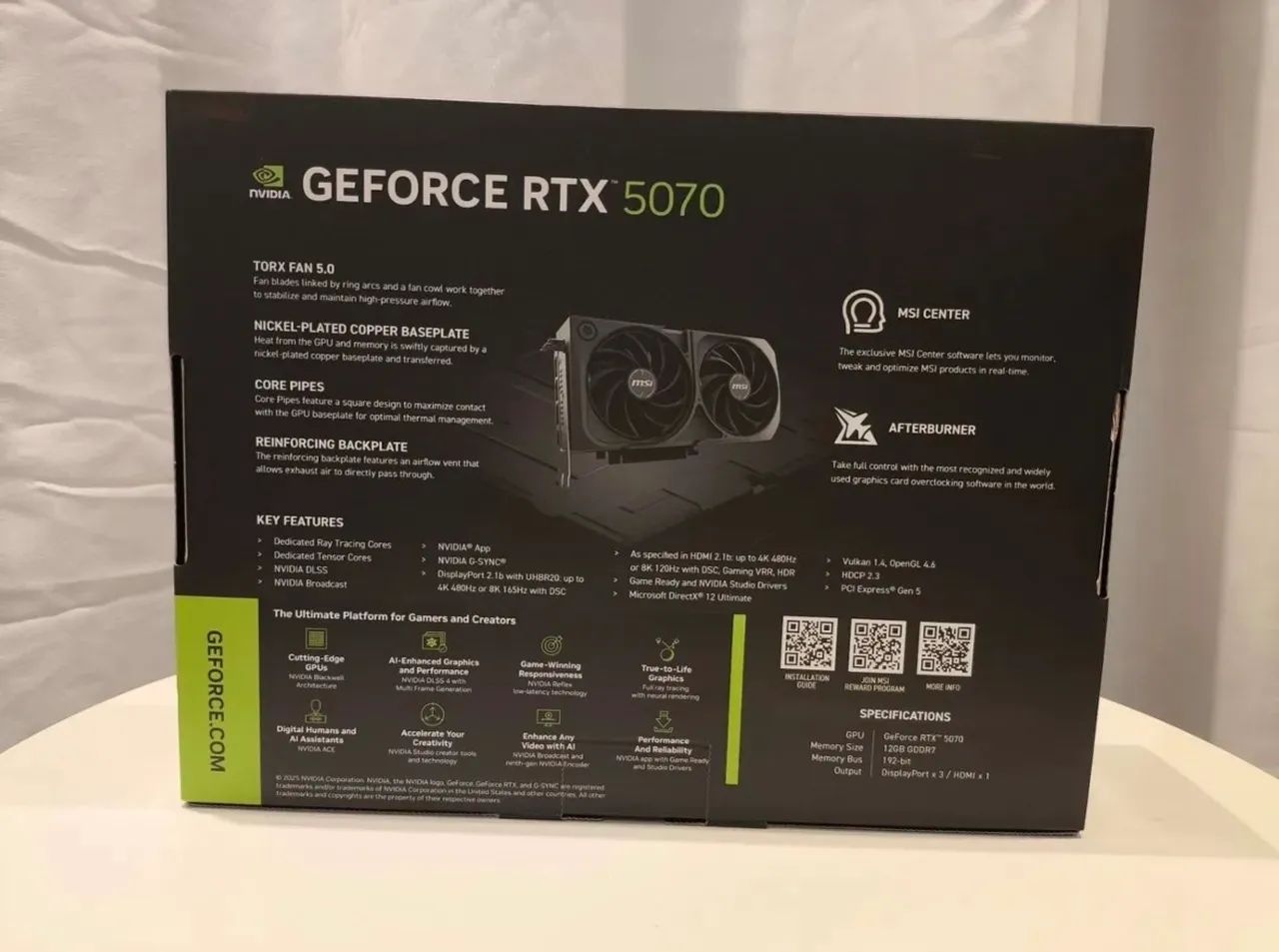 RTX 5070 MSI SHADOW X2 - PARCELO NO CARTÃO  - Foto 4