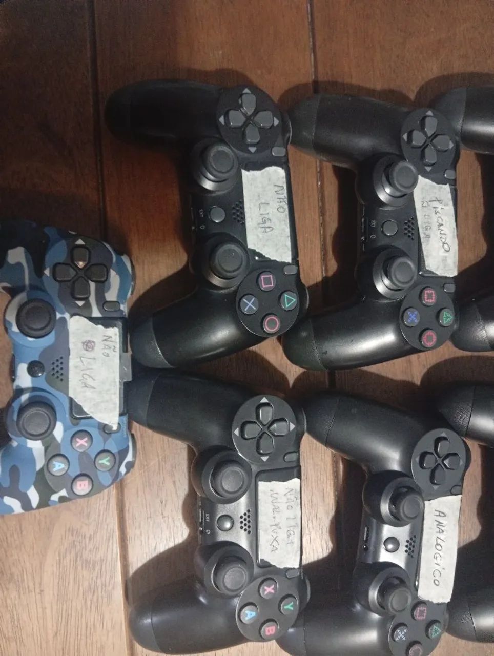 9 Controles de PS4 Bluetooth com defeito - Joystick  - Foto 3