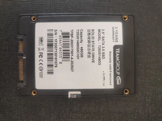 SSD 480GB TEAMGROUP   PROMOÇÃO - Foto 2