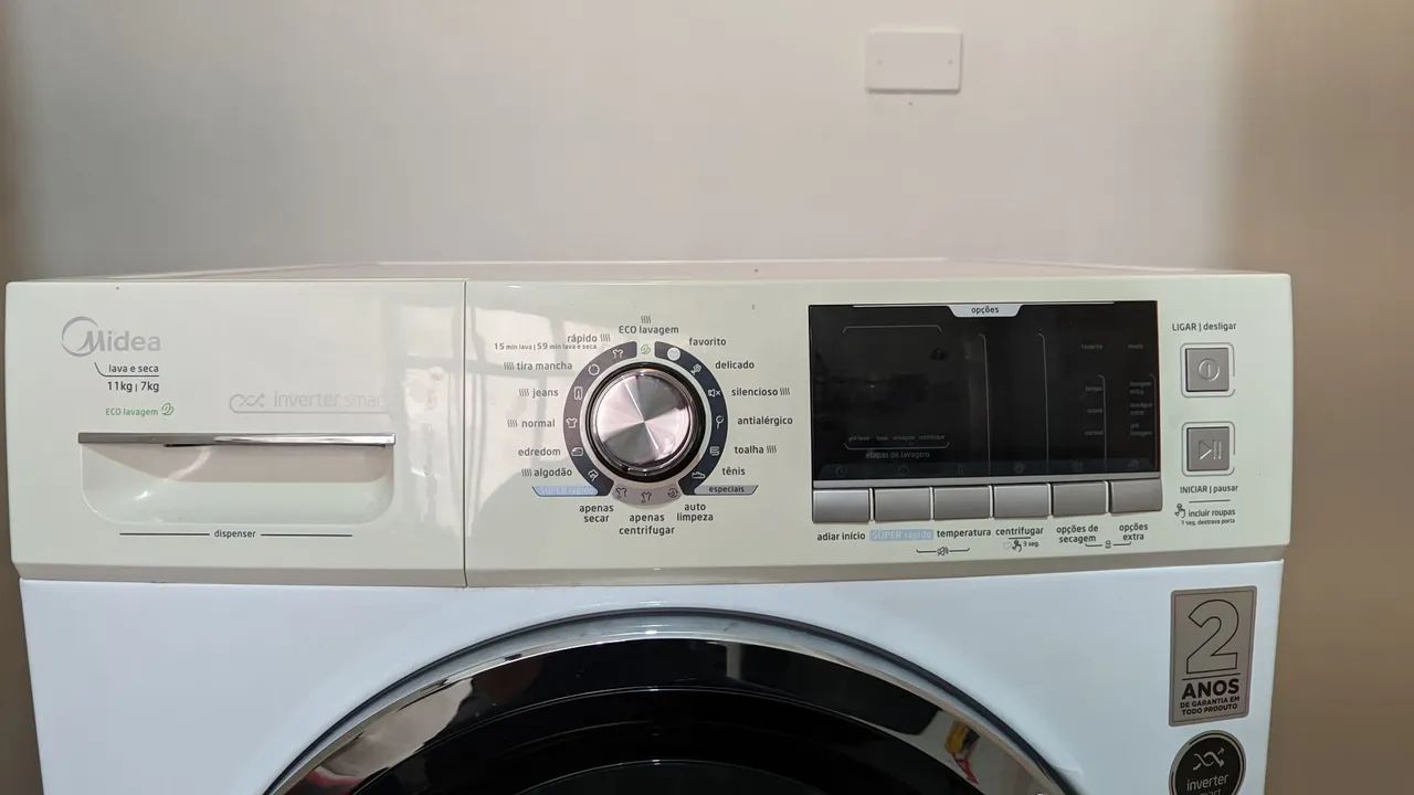Máquina lava e seca Midea - defeito no painel - Foto 4