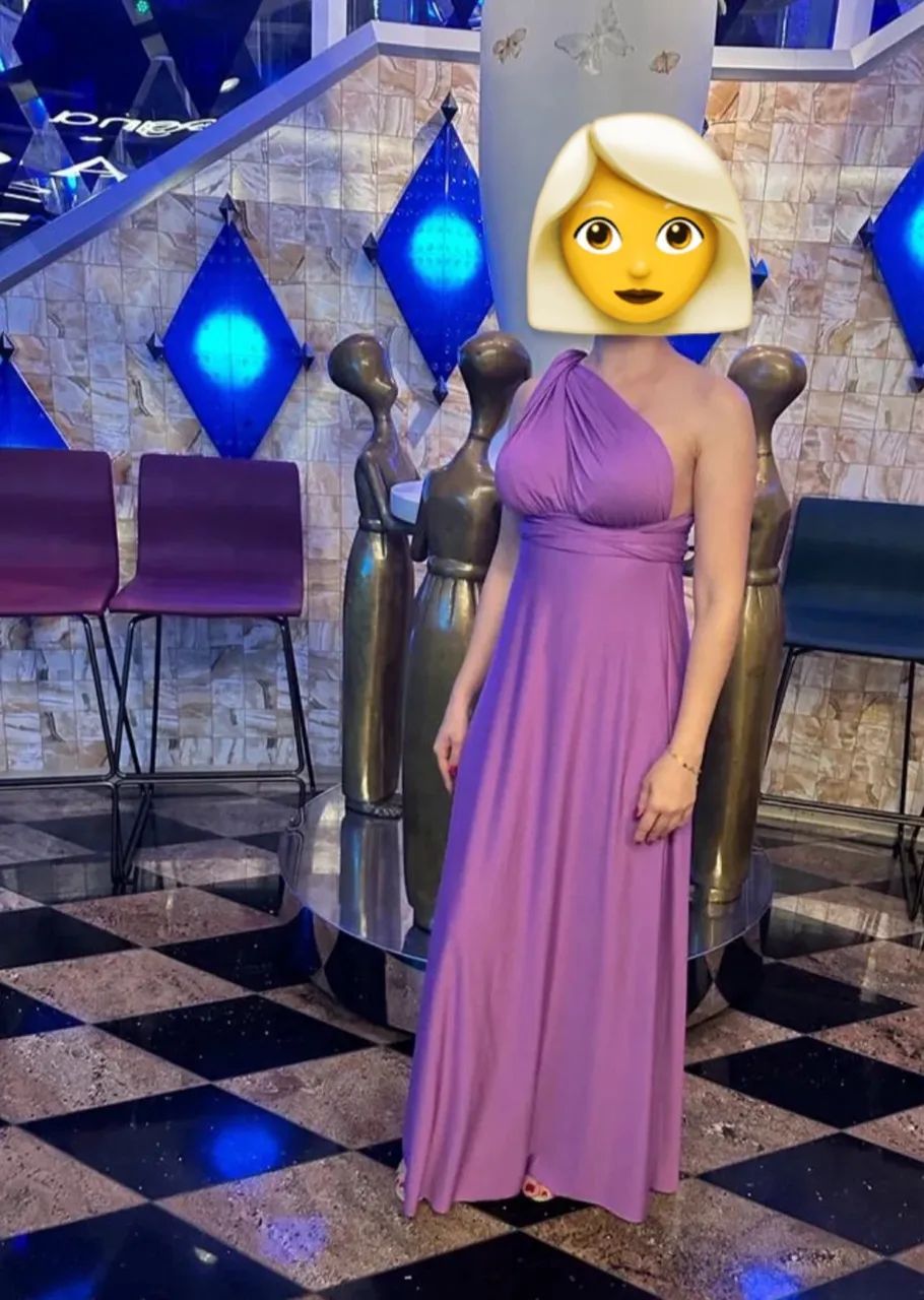 Vestido Multiformas roxo