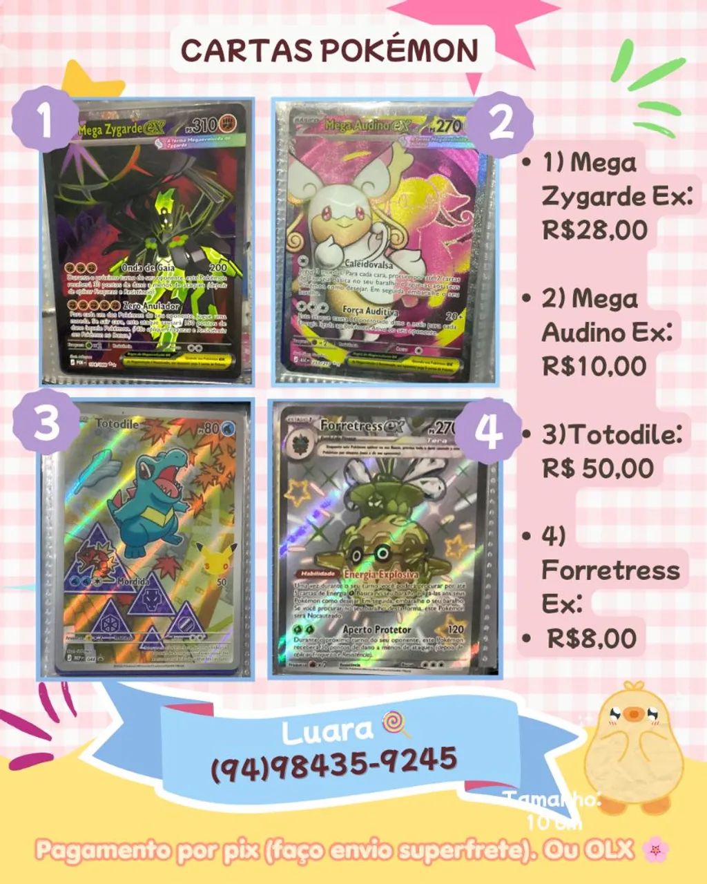 Cartas pokémon 