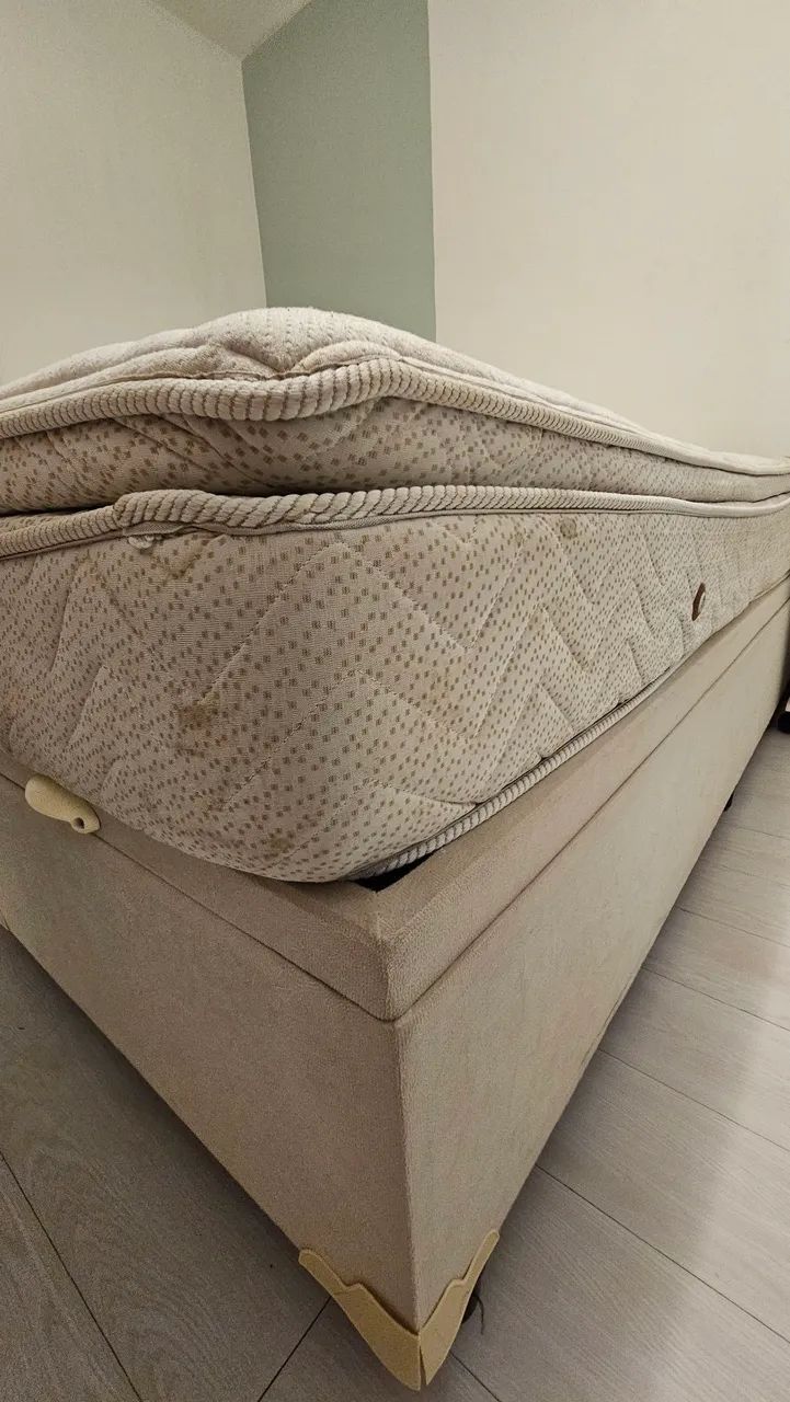 Cama Box Queen Completa (Colchão + Base Baú) - Foto 2