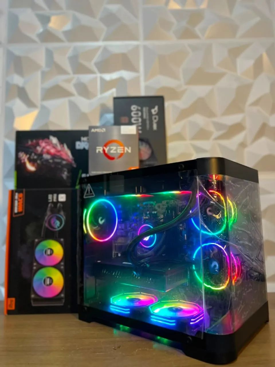PC Gamer Ryzen 5, RX 580 (Roda Tudo)  - Foto 2