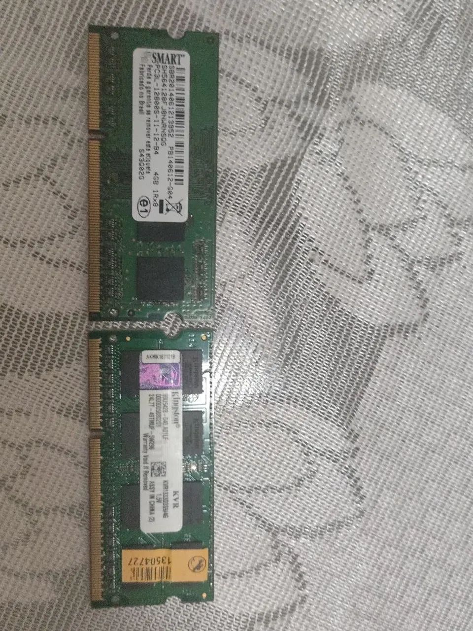 Memória ram de nootbook