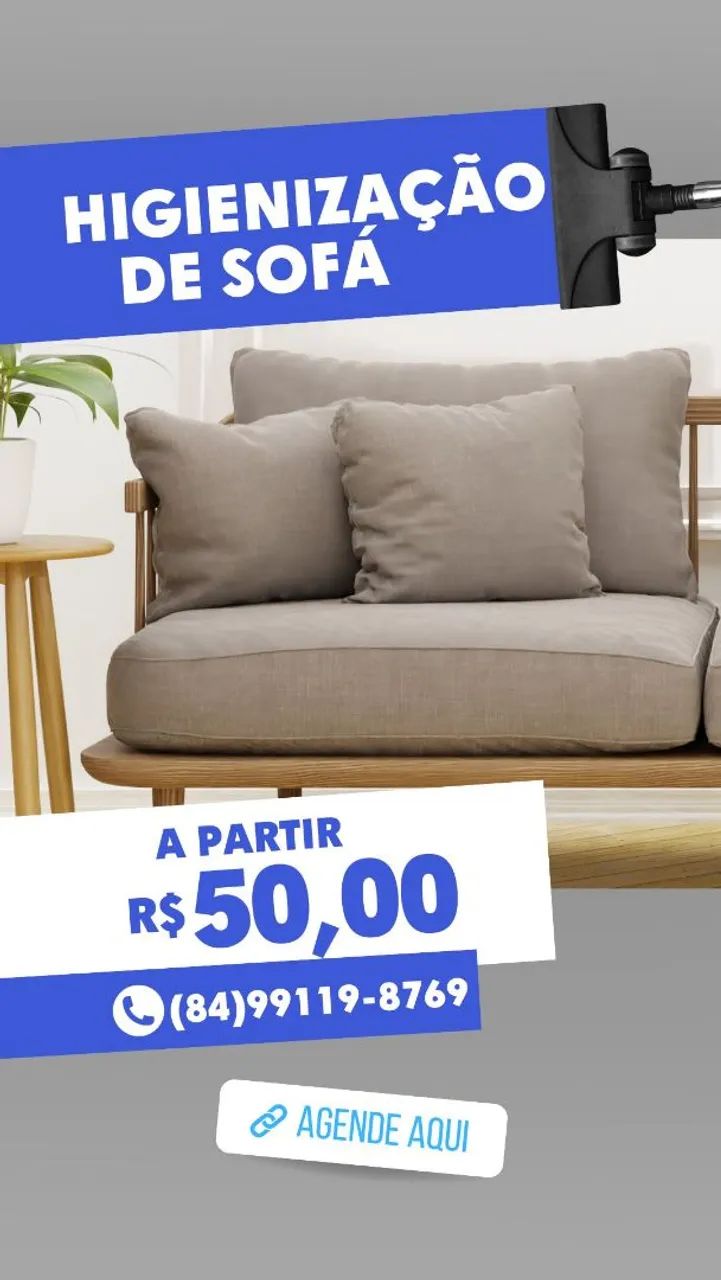 Lavagem a seco de sofá 