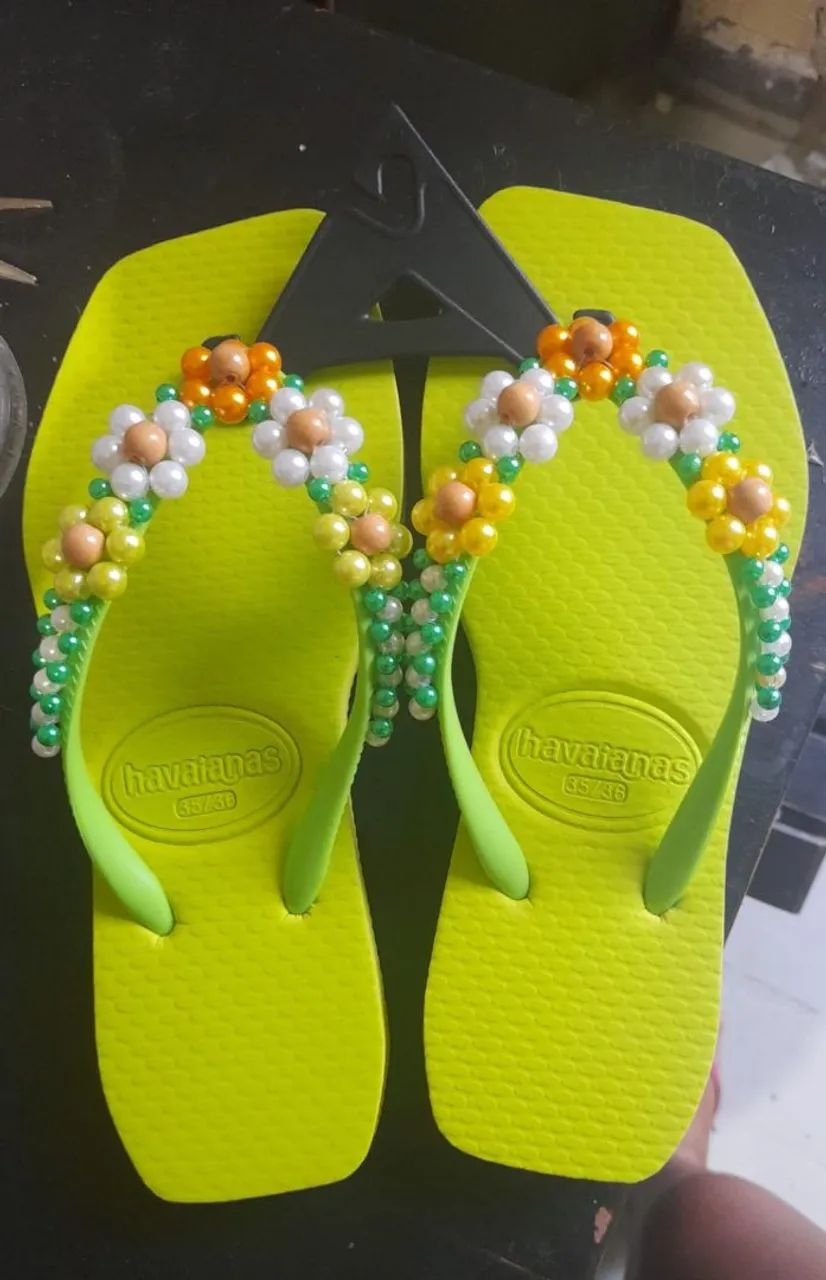 Sandália Personalizada com Miçanga 