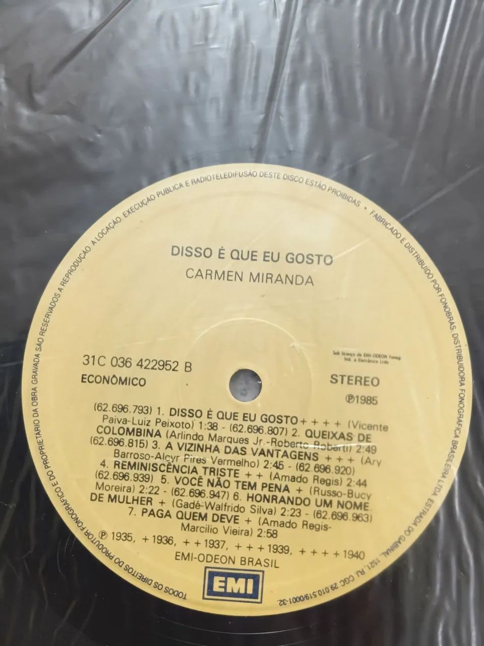 Disco vinil Carmen Miranda ( Raridade) - Foto 3