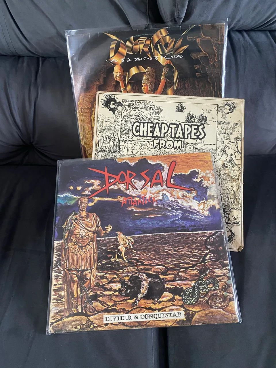 Lote Dorsal Atlântica vinil LP Disco