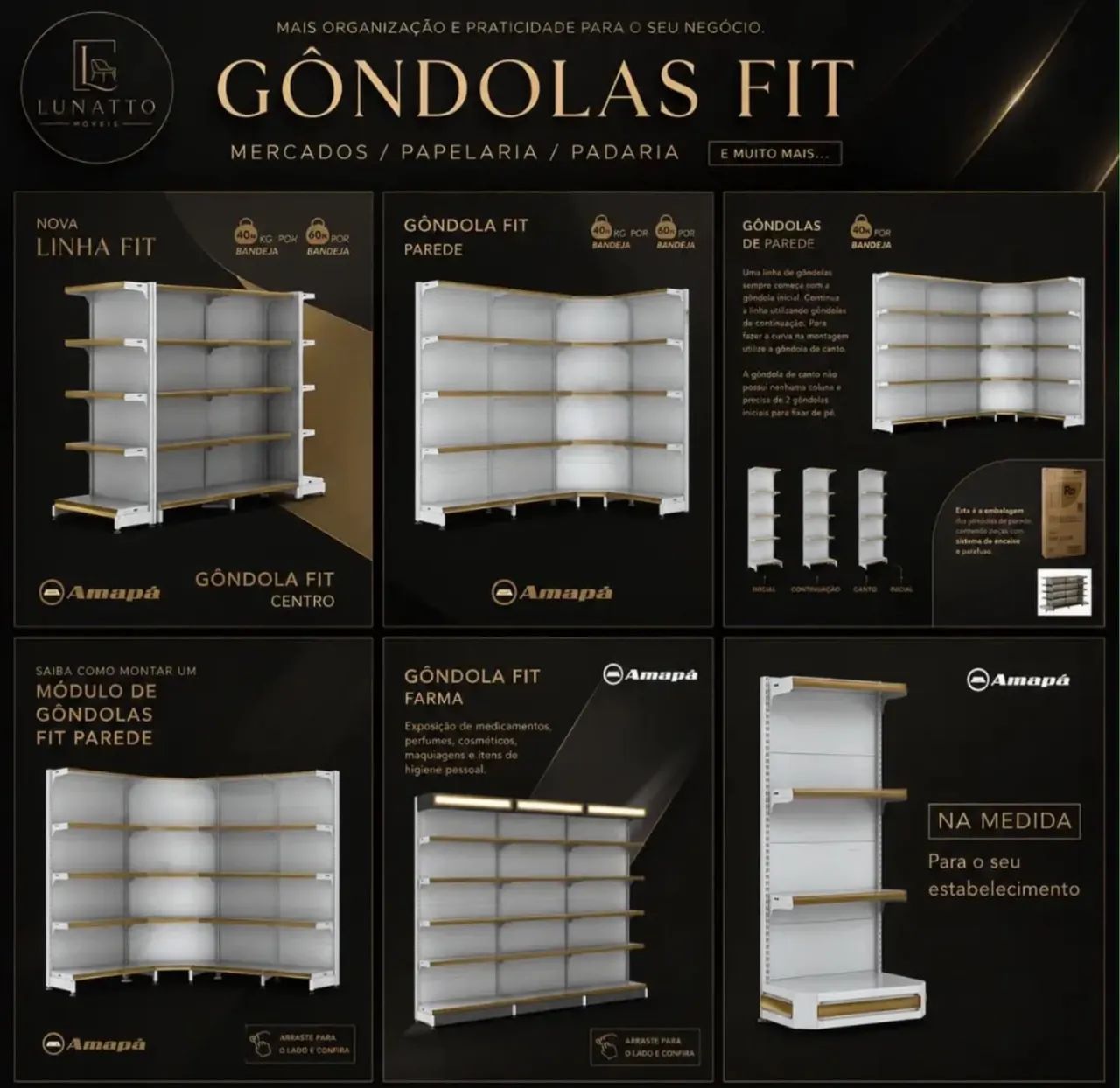 Gôndolas em geral novo  - Foto 3