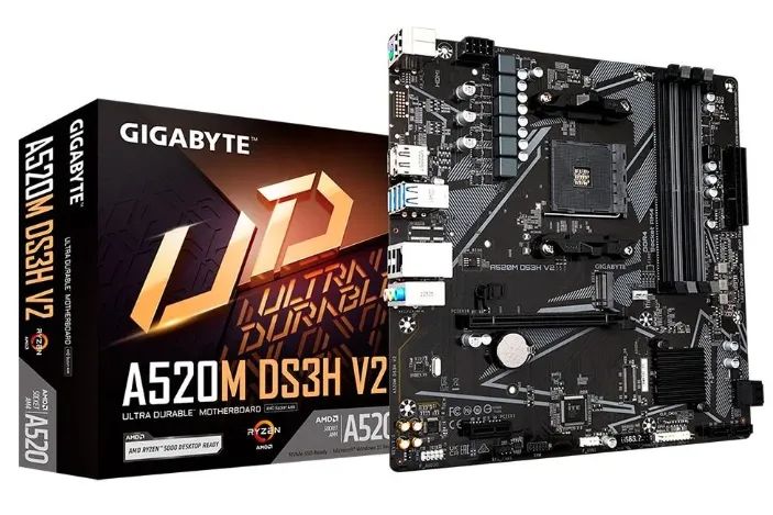 Placa-Mãe Gigabyte A520M DS3H V2