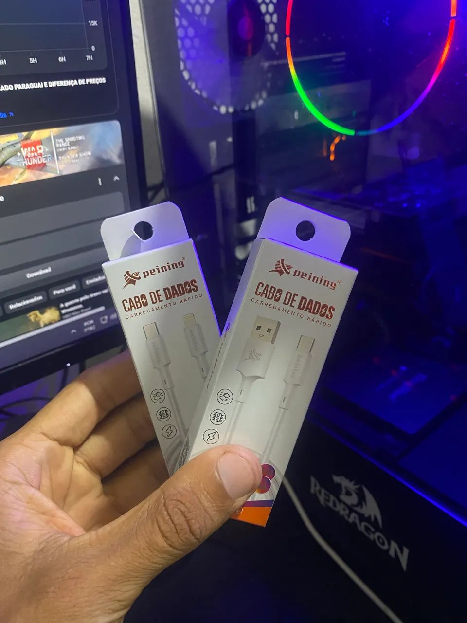 Cabo USB C IPhone E Android 