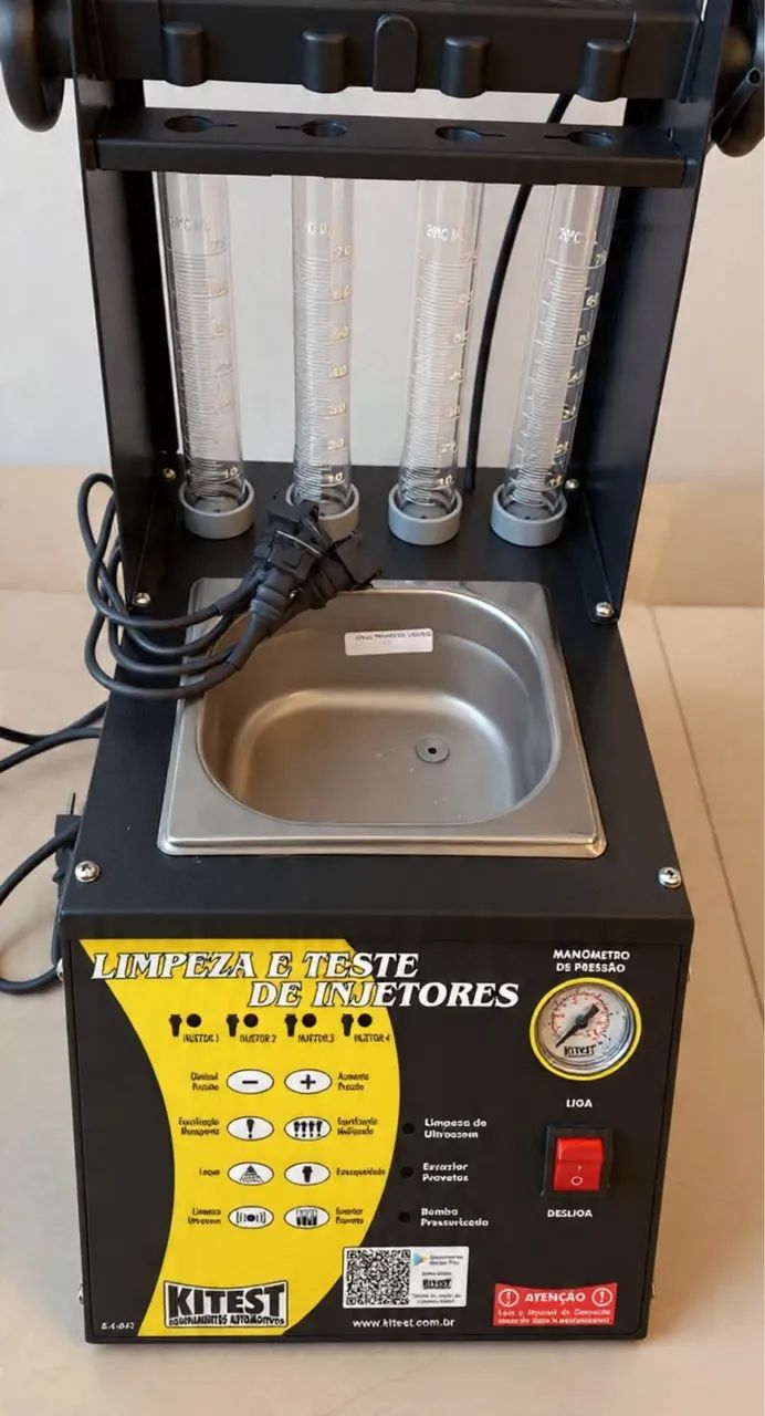 Máquina de Limpeza e Teste de Bicos Injetores Kitest KA-042 - 4 Bicos - Foto 3
