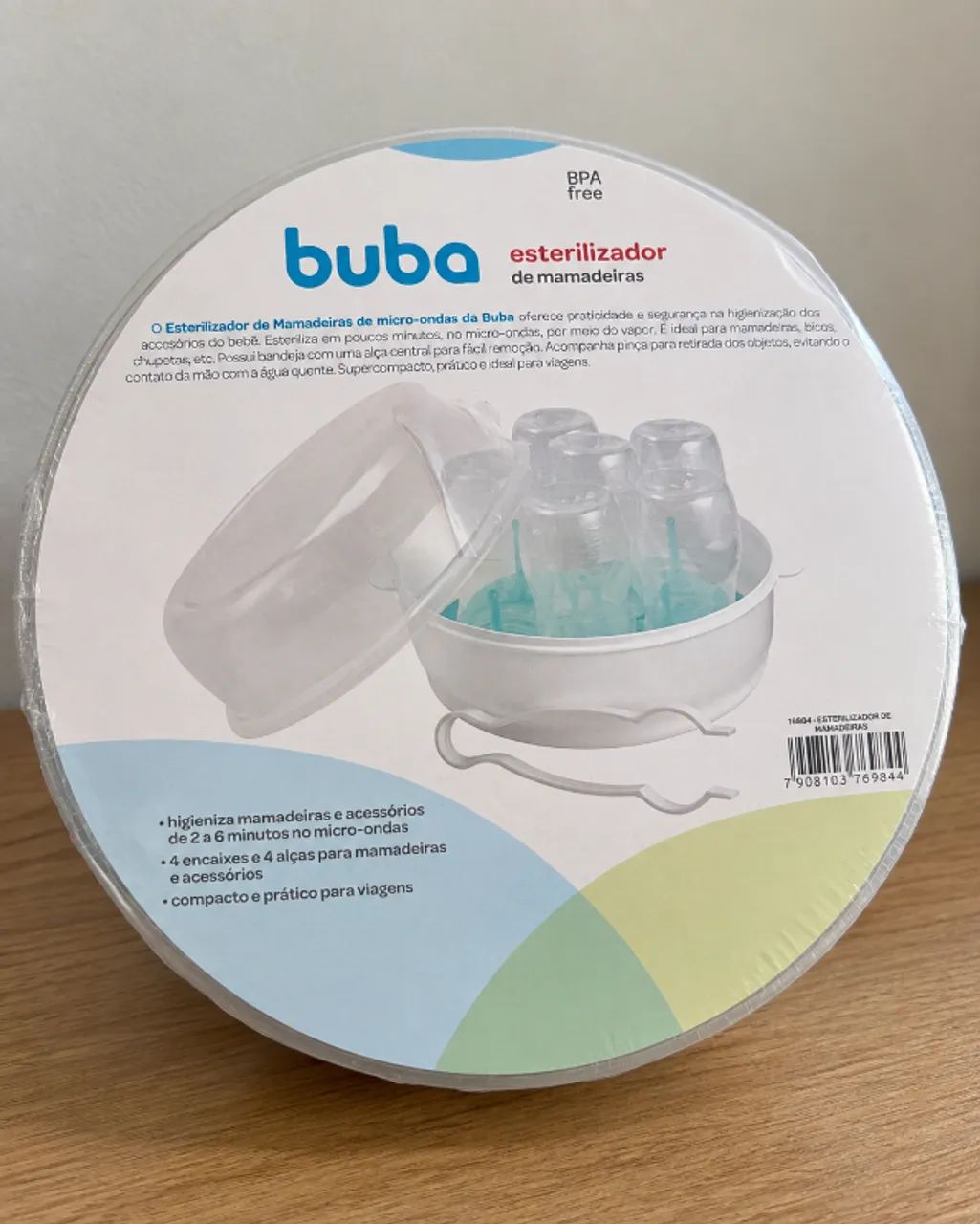 Esterilizador de Mamadeiras Buba para Micro-ondas
