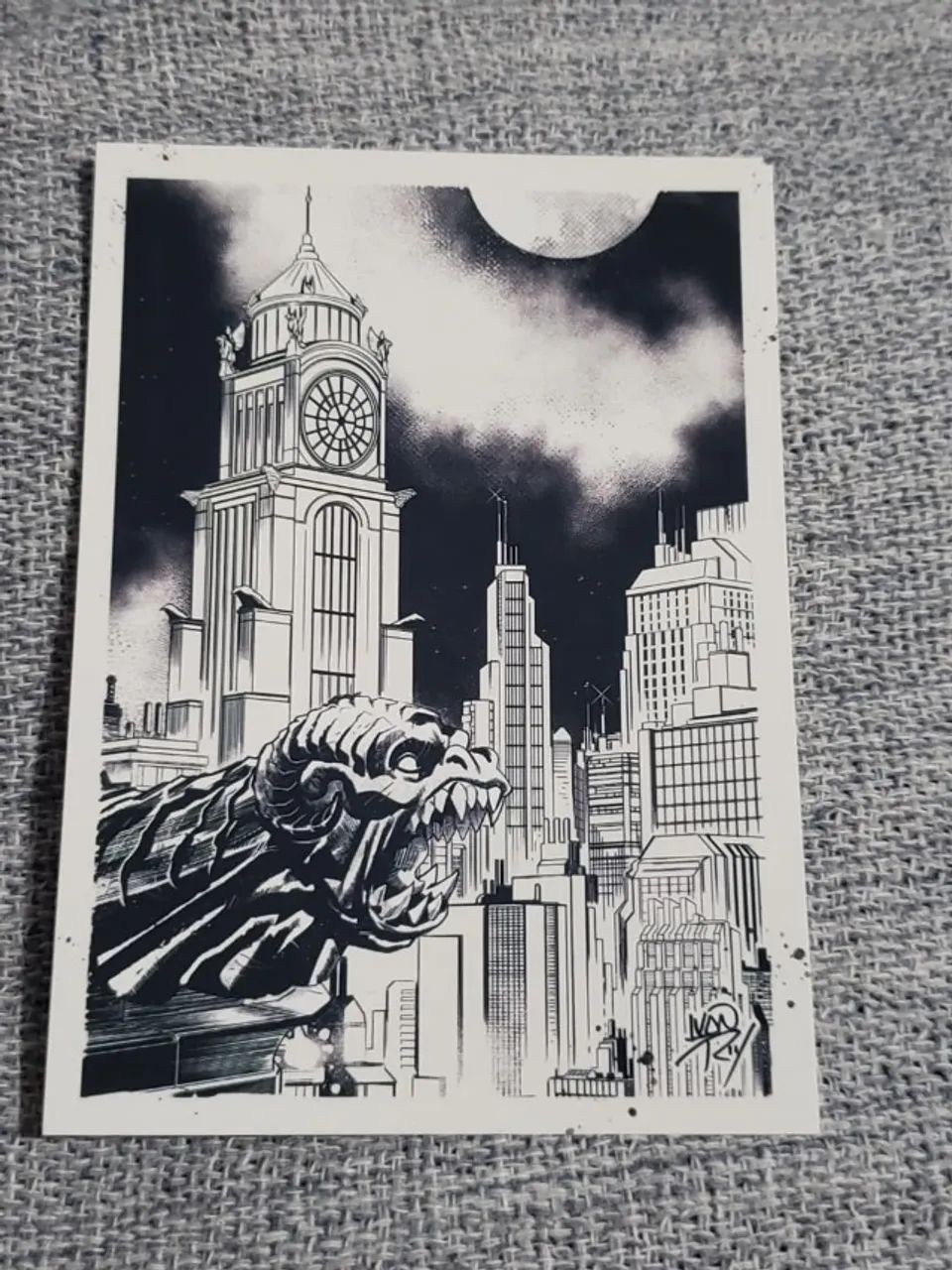 2 cartões postal arte ivan reis evolukit ccxp - Foto 3