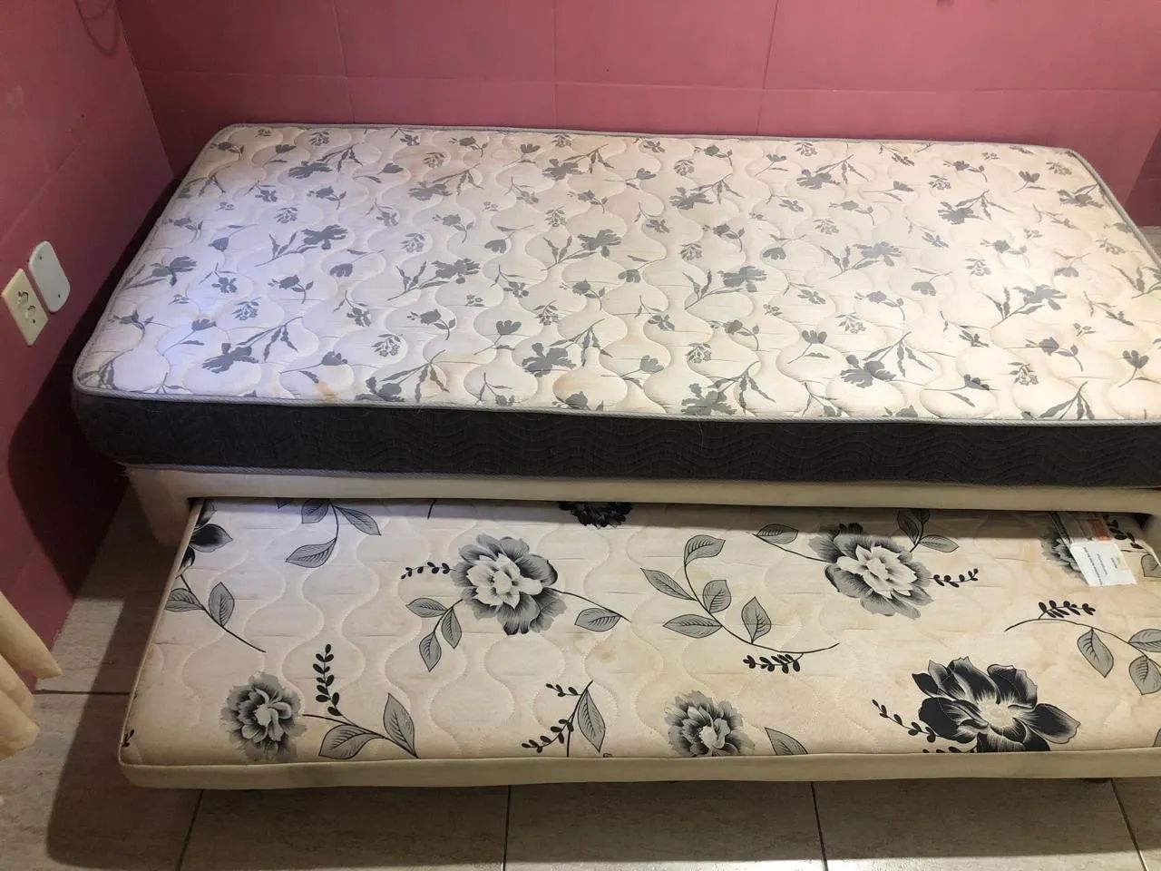 Cama Solteiro Ortobom bicama 