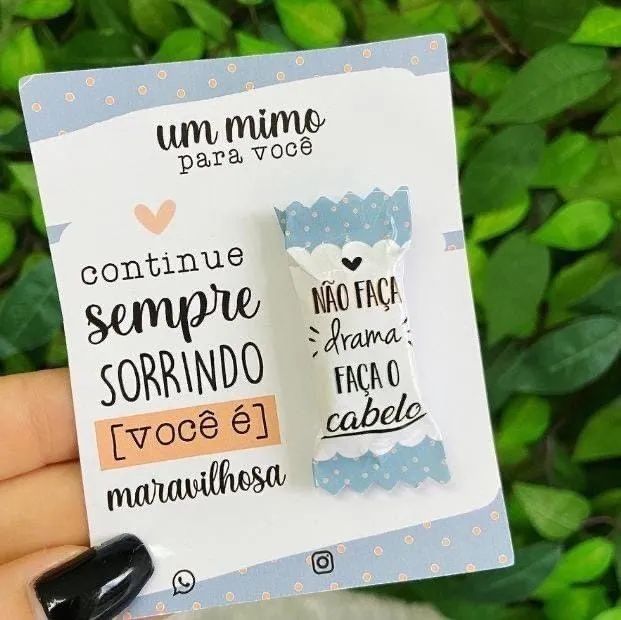 Cartão com balinha personalizada  - Foto 2